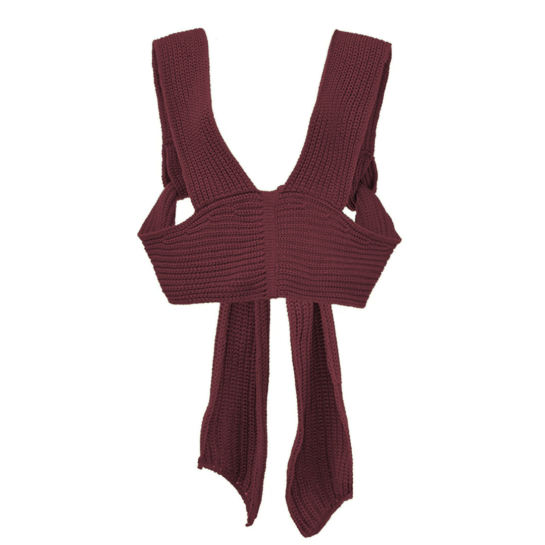 Damern stickad crop-top med raffinerade ryggdetaljer Mirla-Eva Jonsson