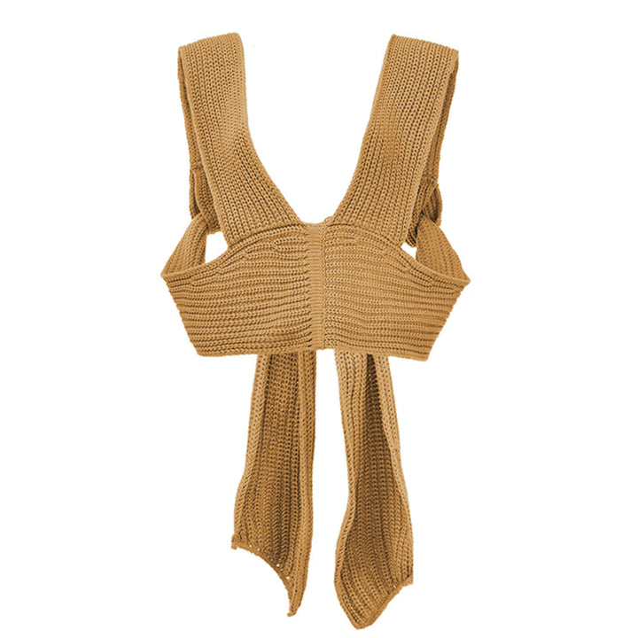 Damern stickad crop-top med raffinerade ryggdetaljer Mirla-Eva Jonsson