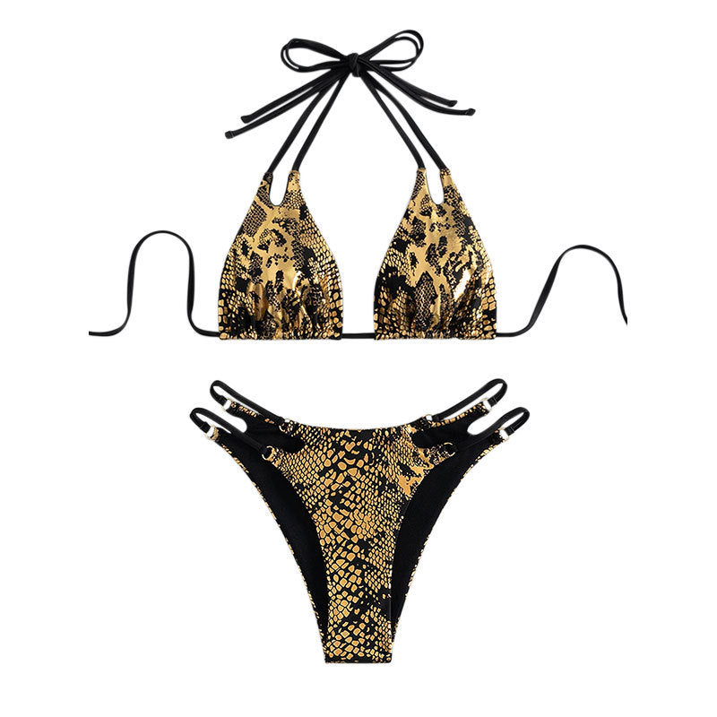 Damern triangel-bikini med raffinerad skärning och slingrande design Mirla-Eva Jonsson