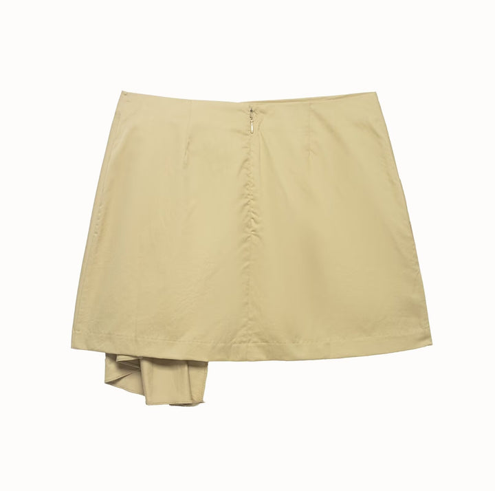Damern wrapping skirt with asymmetric design and decorative drapes Mirla-Eva Jonsson