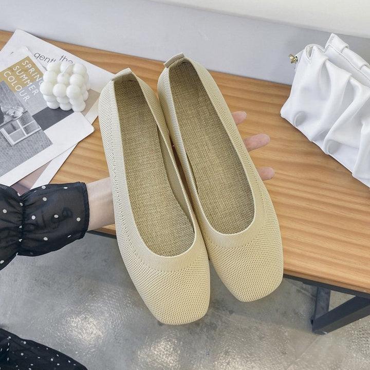 Damernas Andningsaktiva Ballerinaskor Av Flexibelt Material Mirla-Eva Jonsson