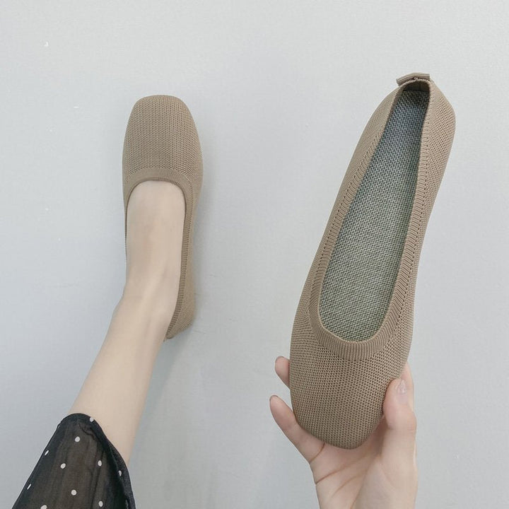 Damernas Andningsaktiva Ballerinaskor Av Flexibelt Material Mirla-Eva Jonsson