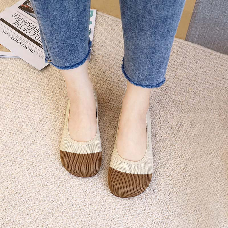 Damernas Andningsbara Ballerinas med Flexibelt Ovanmaterial Mirla-Eva Jonsson