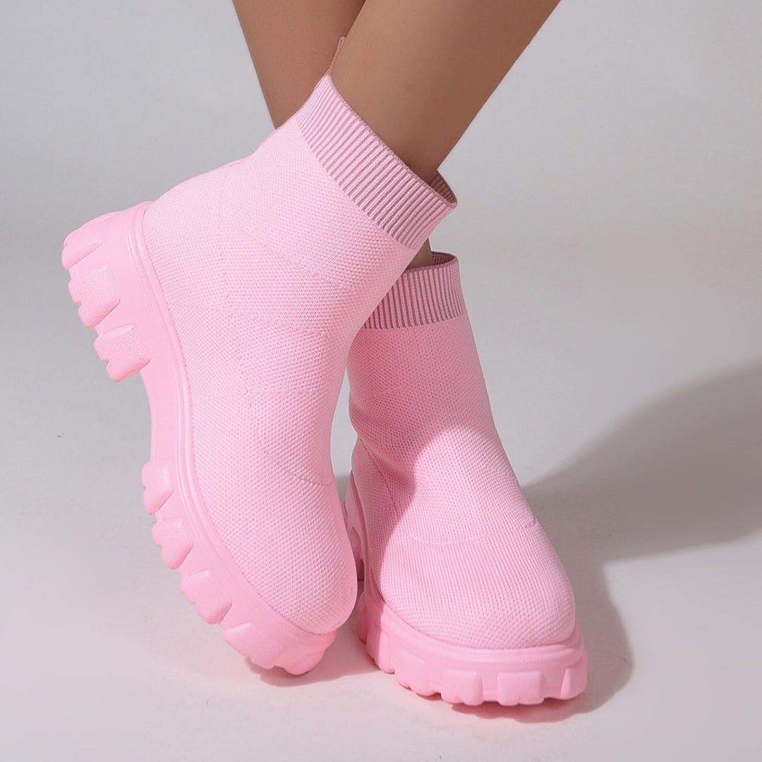 Damernas Andningsbara Sock-Boots med halkfri Sula Mirla-Eva Jonsson