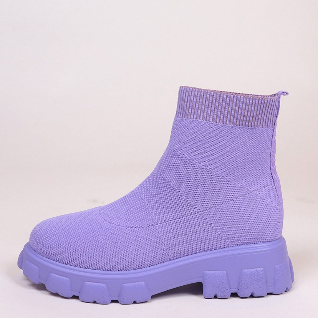Damernas Andningsbara Sock-Boots med halkfri Sula Mirla-Eva Jonsson