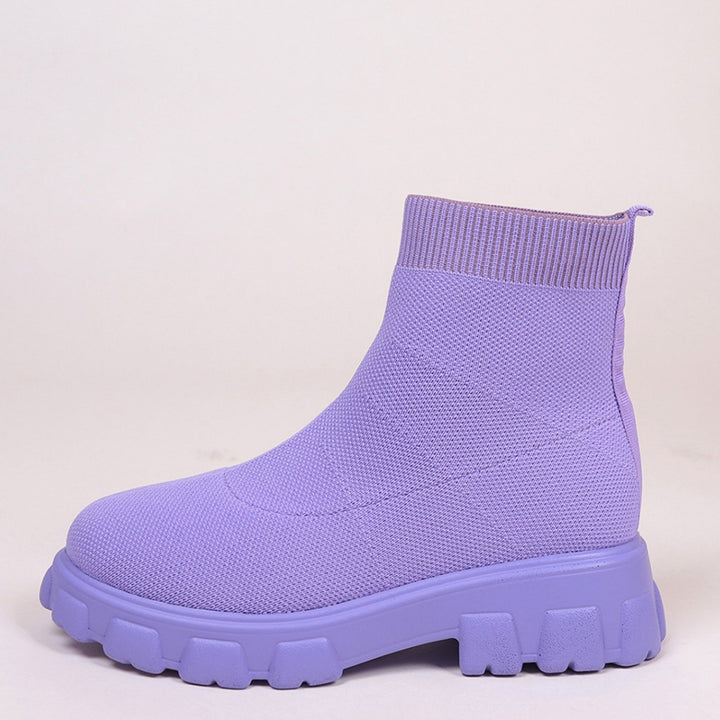 Damernas Andningsbara Sock-Boots med halkfri Sula Mirla-Eva Jonsson