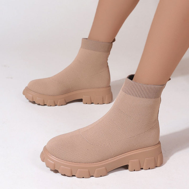 Damernas Andningsbara Sock-Boots med halkfri Sula Mirla-Eva Jonsson