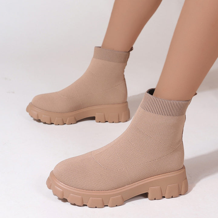 Damernas Andningsbara Sock-Boots med halkfri Sula Mirla-Eva Jonsson
