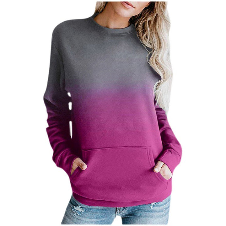 Damernas Avslappnad Hoodie med Färgövergång Mirla-Eva Jonsson