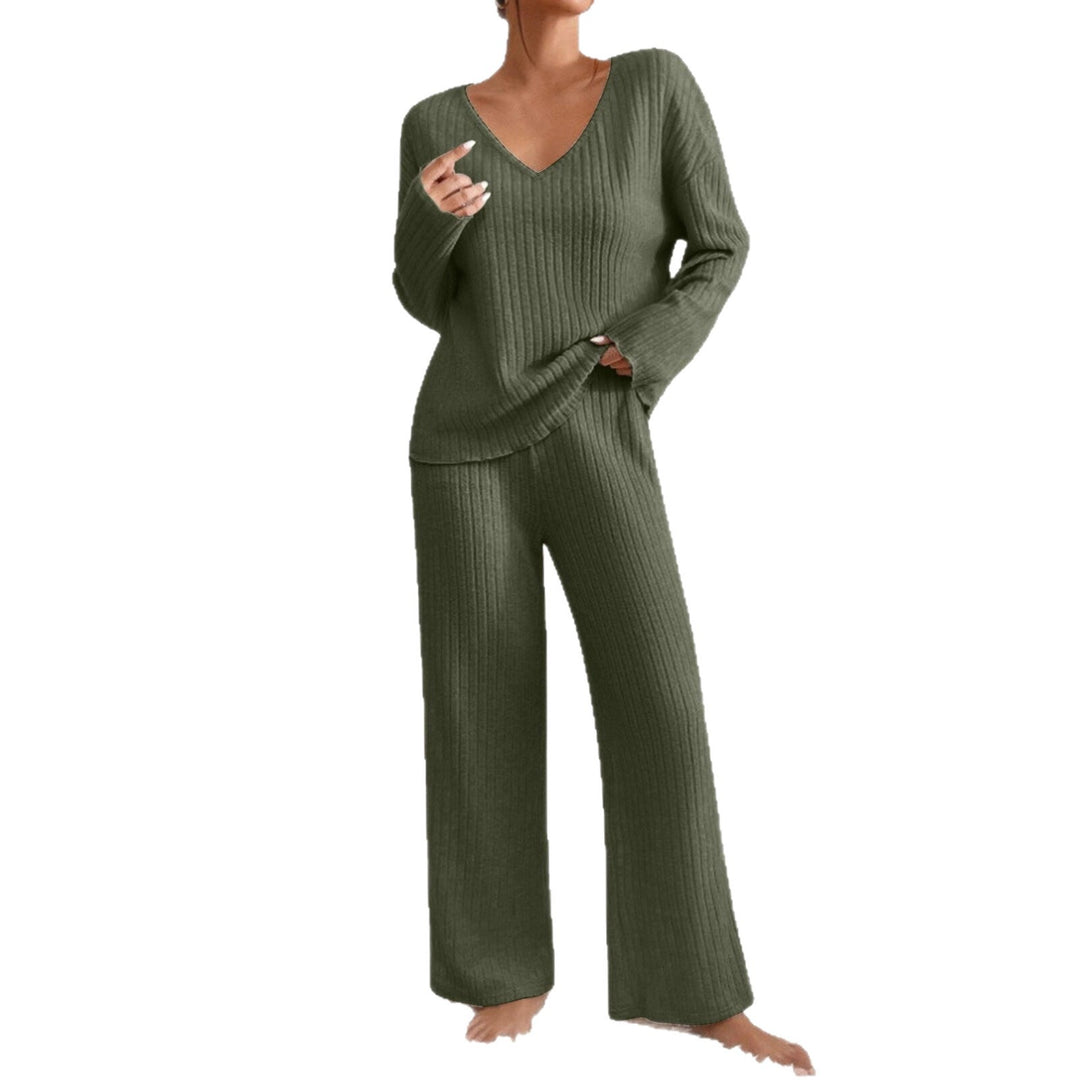 Damernas Avslappnad Stickad Loungewear-Set Mirla-Eva Jonsson
