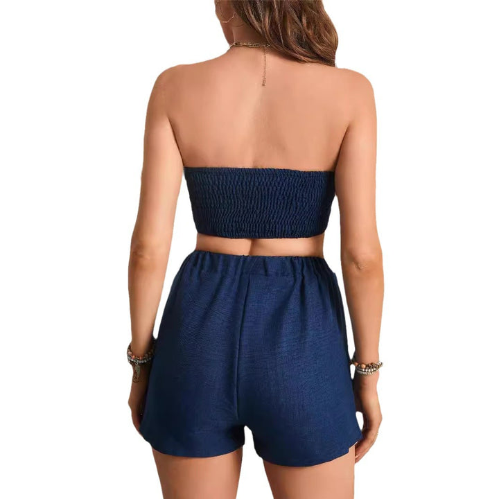 Damernas Bandeau Jumpsuit med sofistikerad skärning och fickor Eva Jonsson-Eva Jonsson