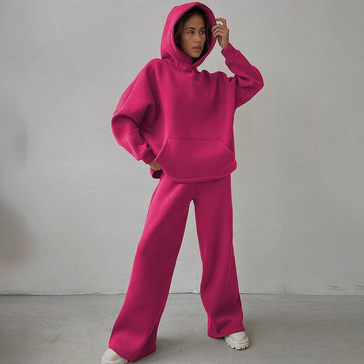 Damernas Bekväm Oversized Hoodie och Pluderbyxor Set Mirla-Eva Jonsson