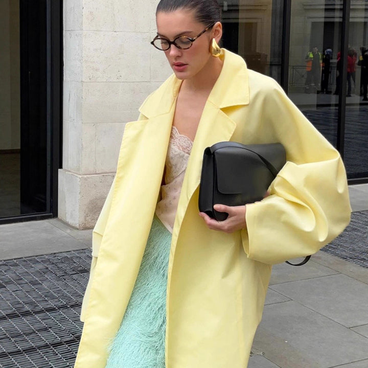 Damernas Bekväm Oversized Trenchcoat Mirla-Eva Jonsson