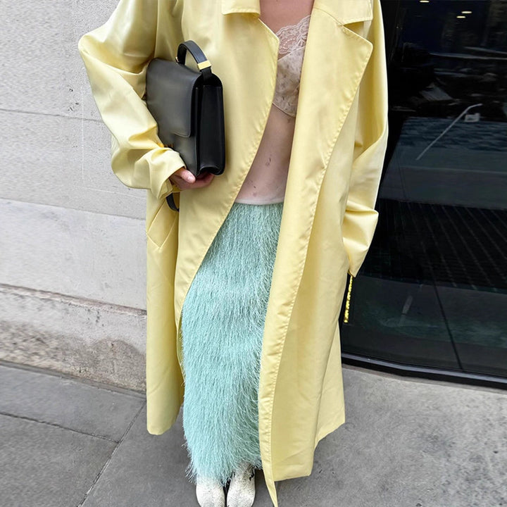 Damernas Bekväm Oversized Trenchcoat Mirla-Eva Jonsson