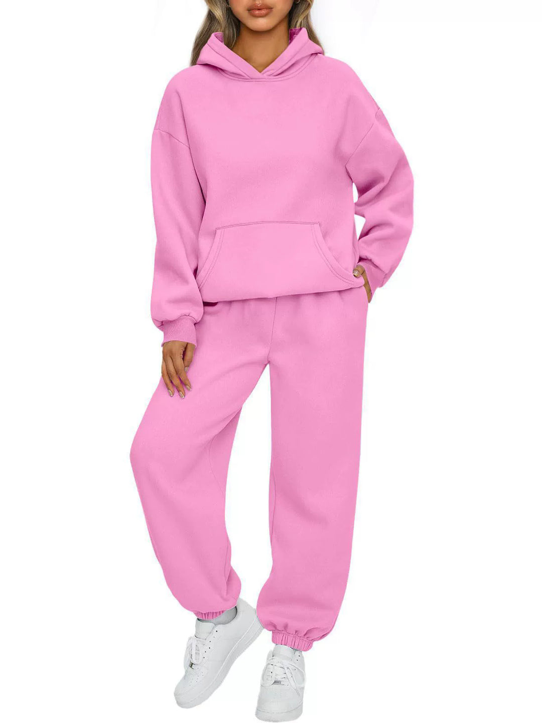 Damernas Bekväma Fritids-Hoodie med Joggingbyxor Set Mirla-Eva Jonsson