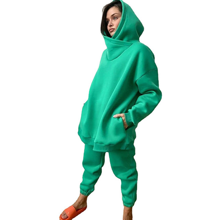 Damernas Bekväma Oversized Hoodie och Joggingbyxor Set Mirla-Eva Jonsson