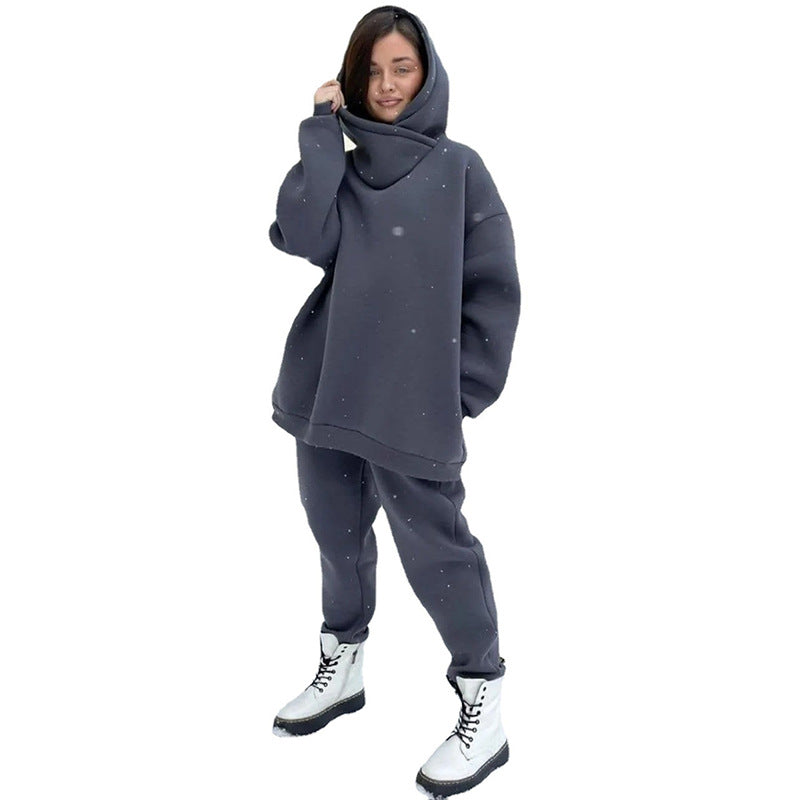 Damernas Bekväma Oversized Hoodie och Joggingbyxor Set Mirla-Eva Jonsson