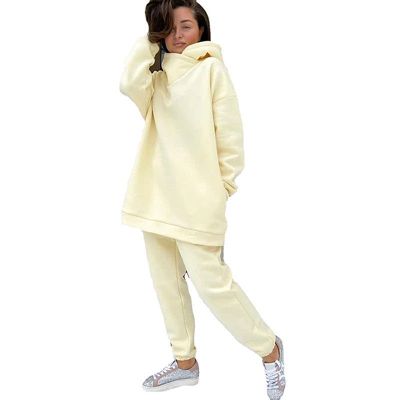 Damernas Bekväma Oversized Hoodie och Joggingbyxor Set Mirla-Eva Jonsson