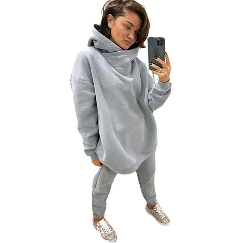 Damernas Bekväma Oversized Hoodie och Joggingbyxor Set Mirla-Eva Jonsson