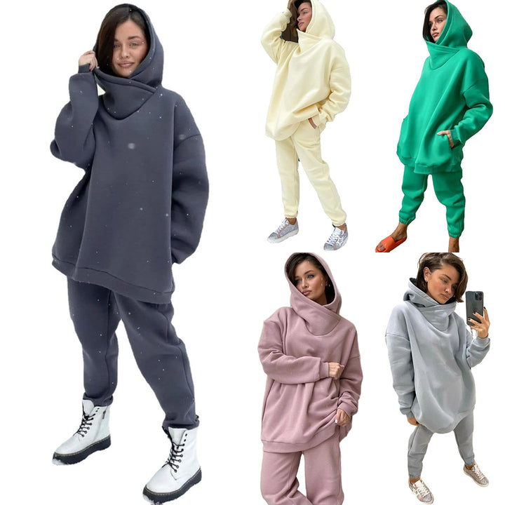 Damernas Bekväma Oversized Hoodie och Joggingbyxor Set Mirla-Eva Jonsson