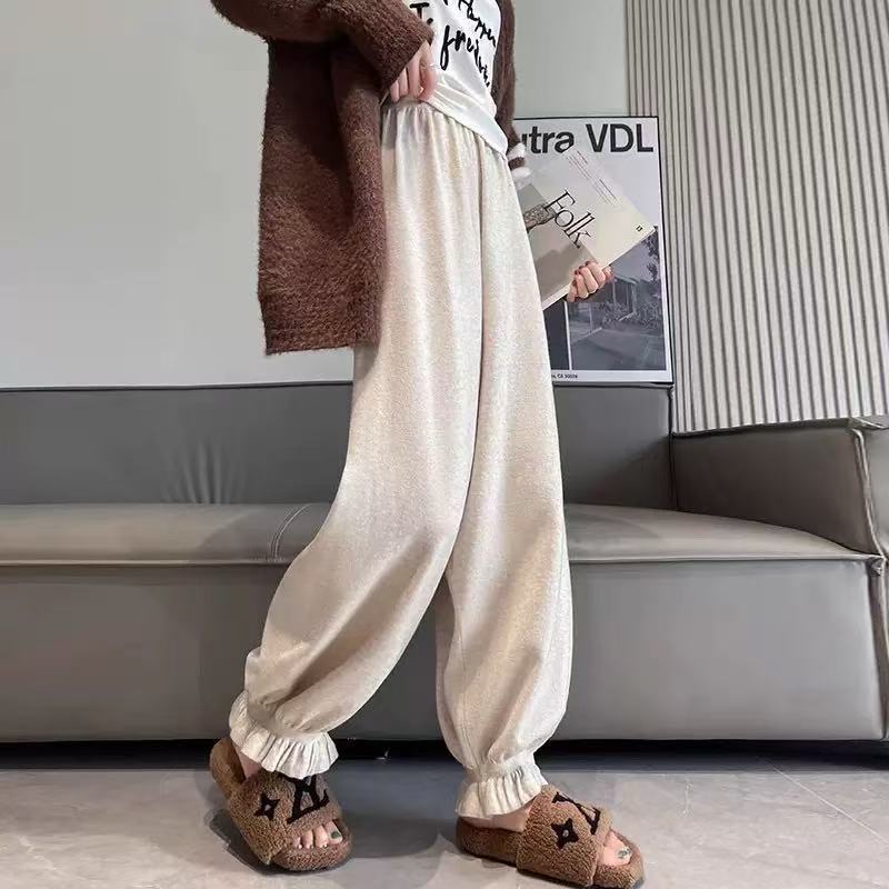 Damernas Bekväma Palazzo Byxor I Glänsande Material Mirla-Eva Jonsson