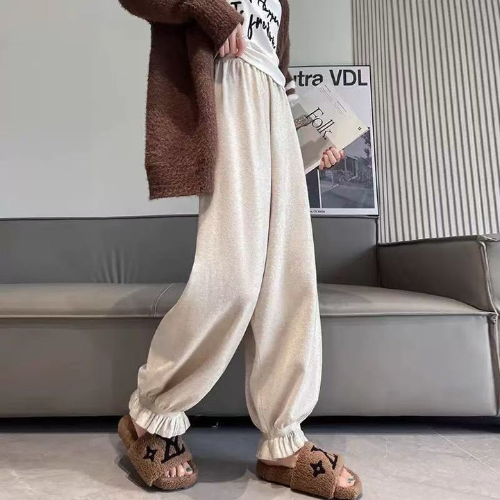Damernas Bekväma Palazzo Byxor I Glänsande Material Mirla-Eva Jonsson