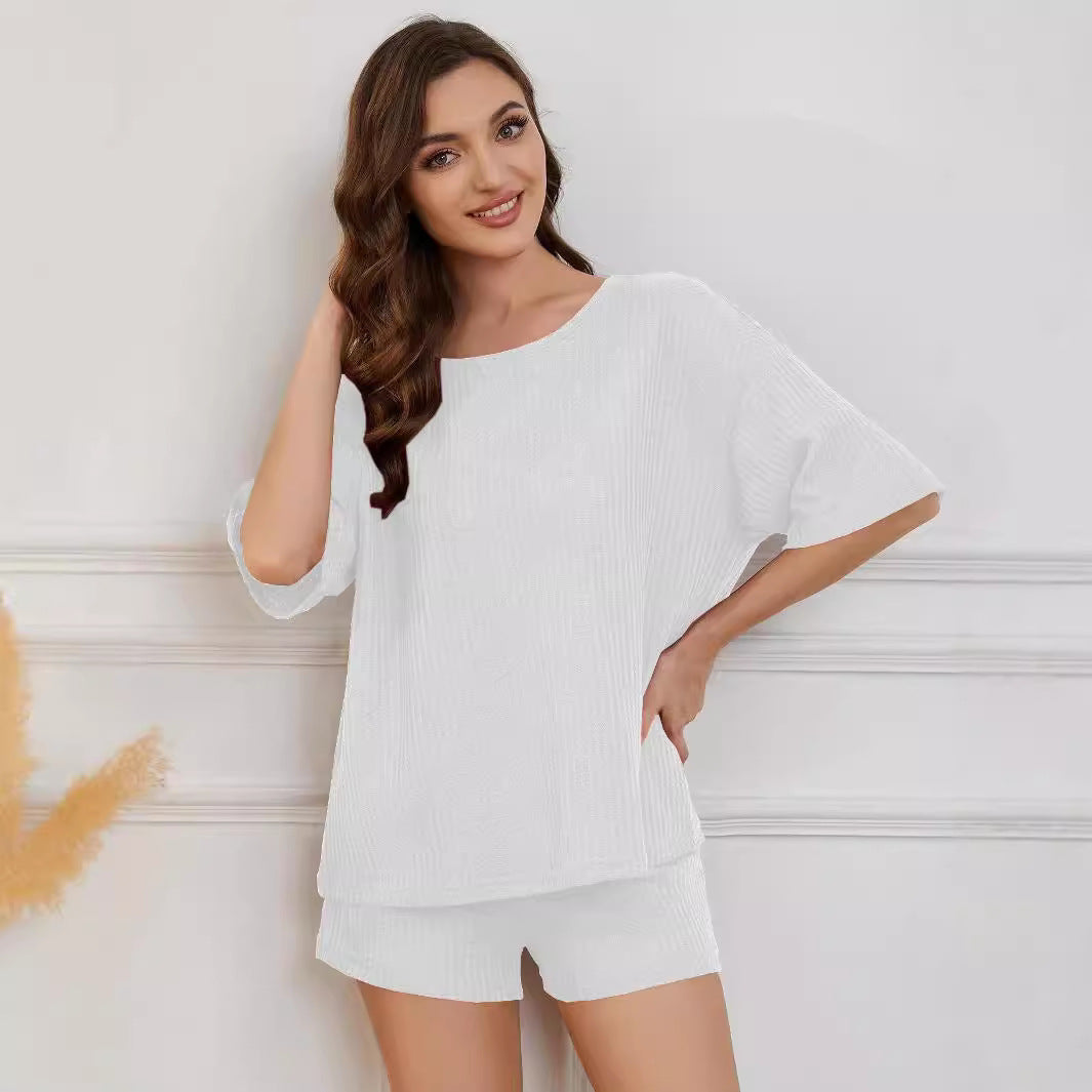 Damernas Bekväma Set med oversized Topp och Shorts Mirla-Eva Jonsson