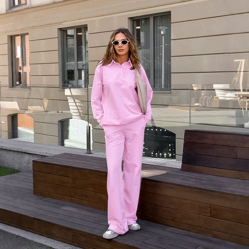 Damernas Bekväma Sweatpants-set med avslappnad passform Mirla-Eva Jonsson