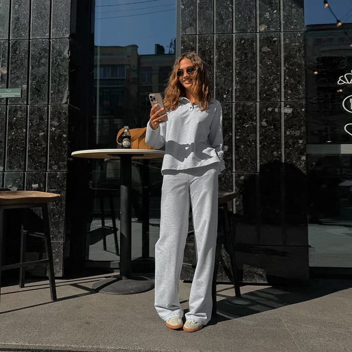 Damernas Bekväma Sweatpants-set med avslappnad passform Mirla-Eva Jonsson