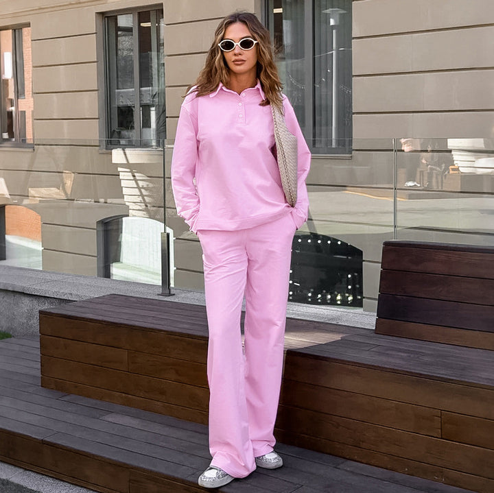 Damernas Bekväma Sweatpants-set med avslappnad passform Mirla-Eva Jonsson