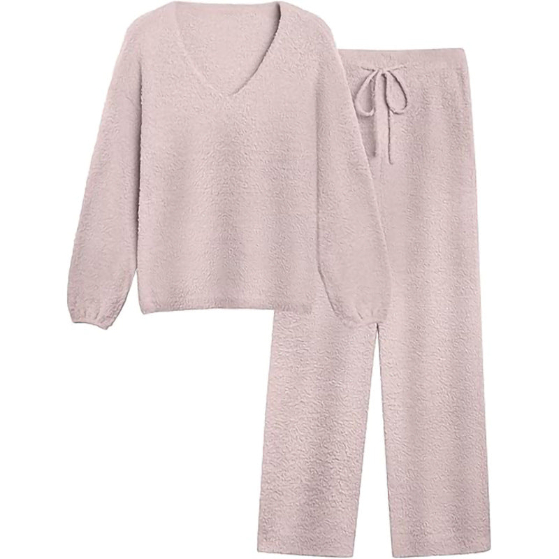 Damernas Bekväma V-ringad Loungewear Set Mirla-Eva Jonsson