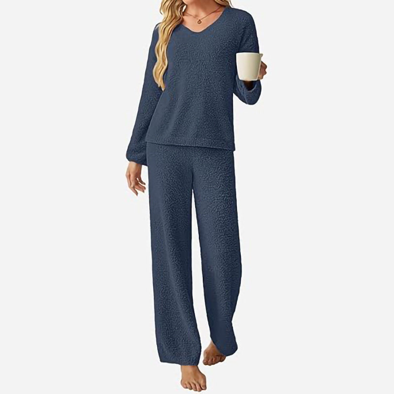 Damernas Bekväma V-ringad Loungewear Set Mirla-Eva Jonsson