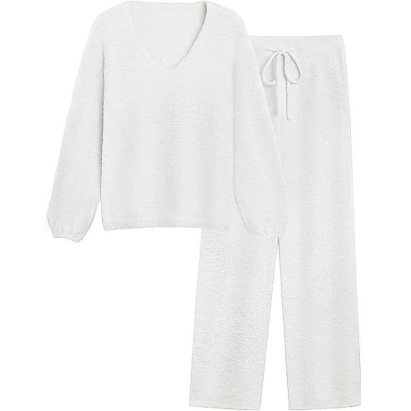 Damernas Bekväma V-ringad Loungewear Set Mirla-Eva Jonsson