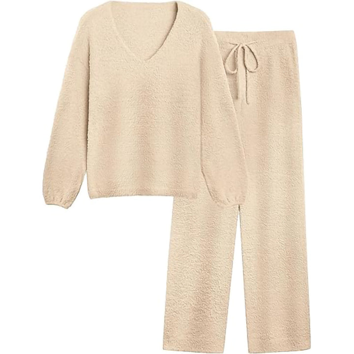 Damernas Bekväma V-ringad Loungewear Set Mirla-Eva Jonsson