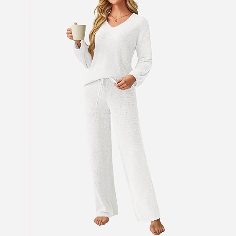 Damernas Bekväma V-ringad Loungewear Set Mirla-Eva Jonsson