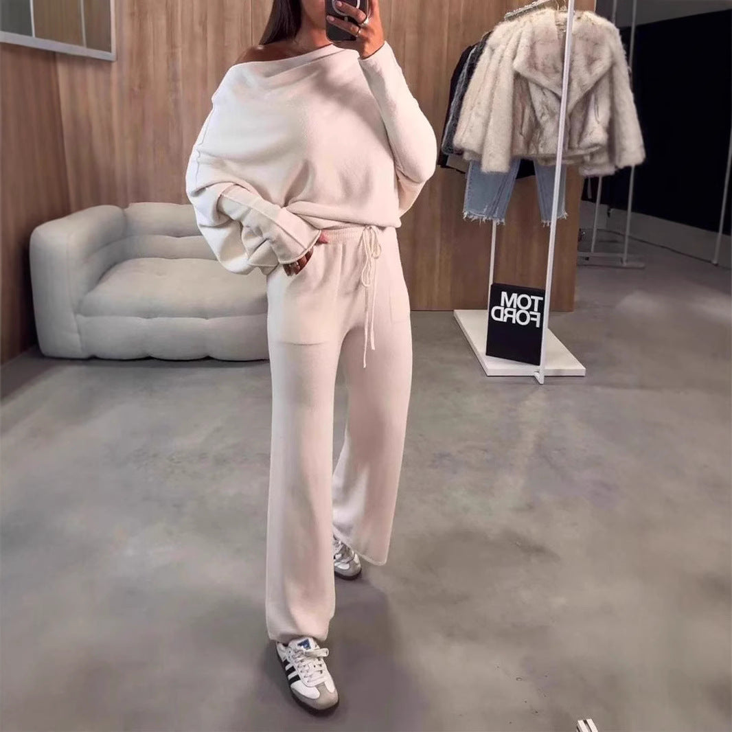 Damernas Bekväma och eleganta Loungewear-set med lös passform Mirla-Eva Jonsson