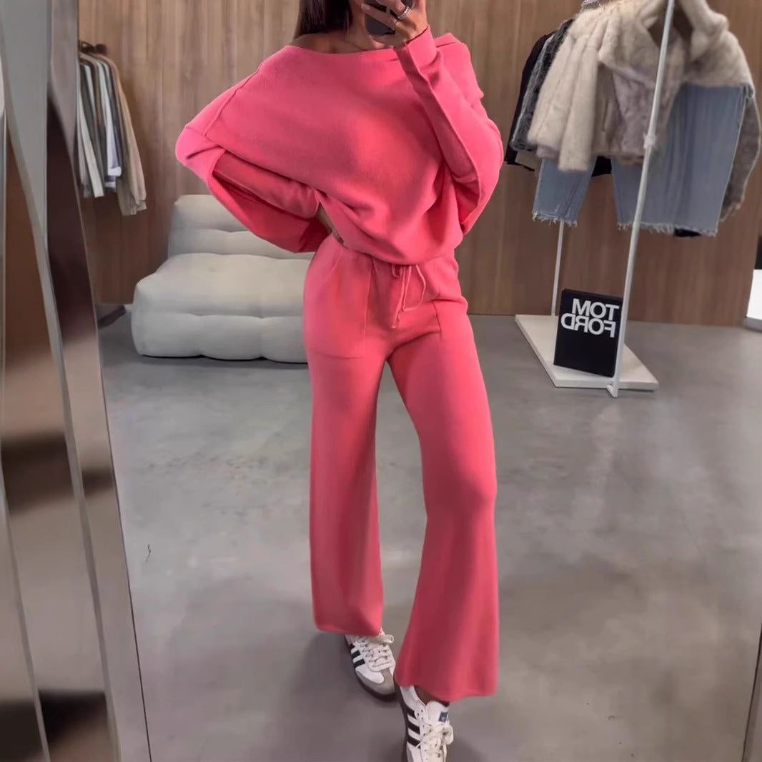 Damernas Bekväma och eleganta Loungewear-set med lös passform Mirla-Eva Jonsson