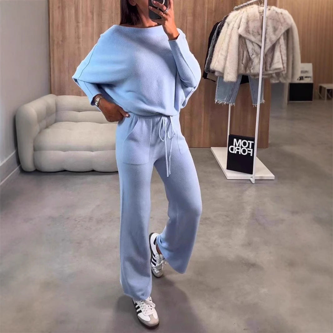 Damernas Bekväma och eleganta Loungewear-set med lös passform Mirla-Eva Jonsson
