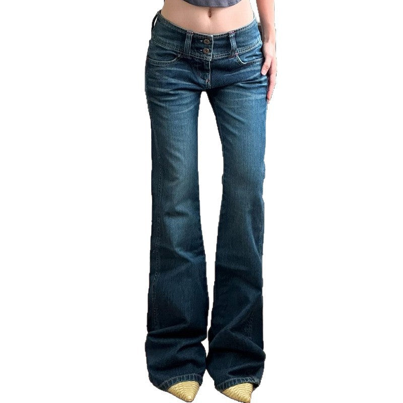 Damernas Bootcut Jeans med hög midja och sidofickor Mirla-Eva Jonsson