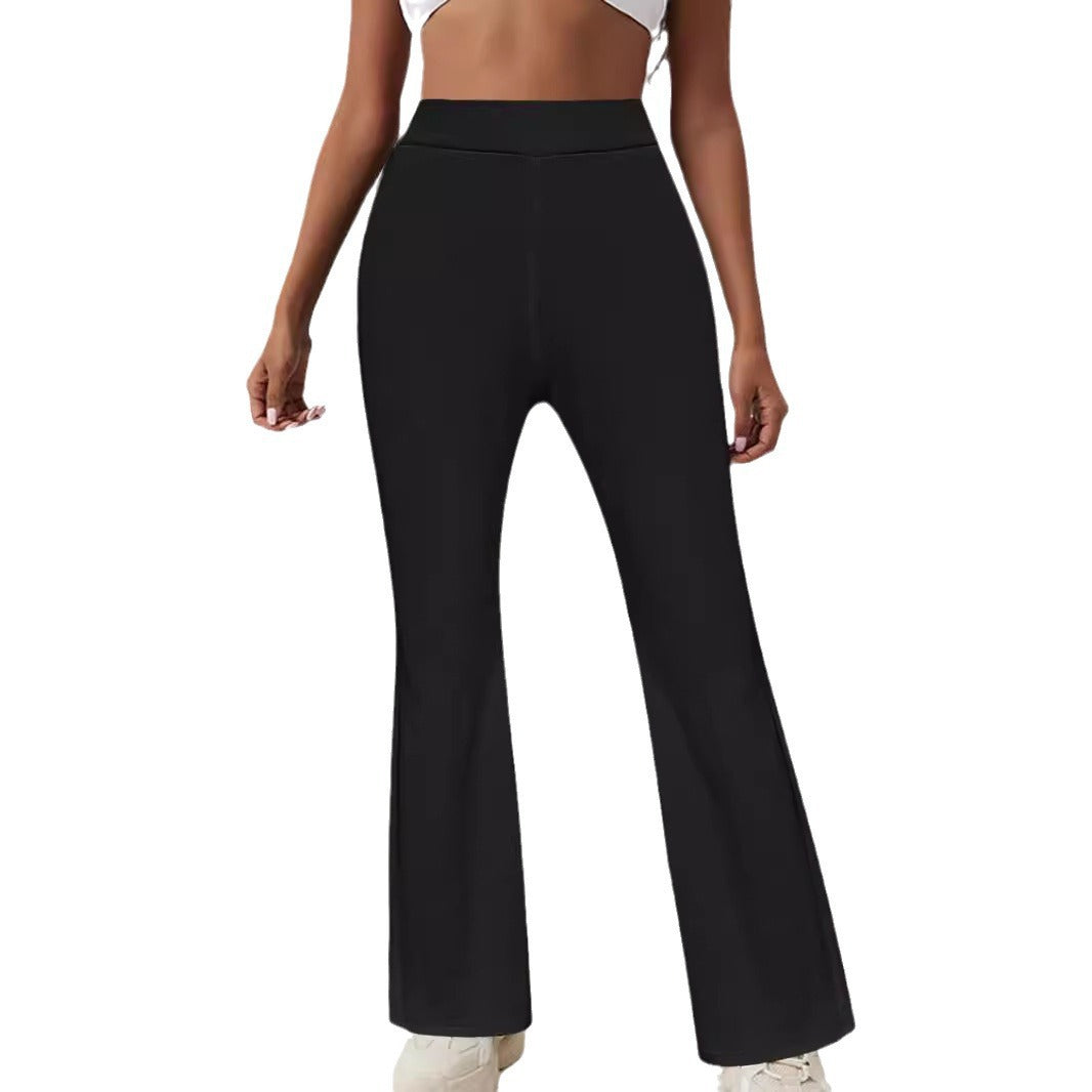 Damernas Bootcut-byxor med Hög Midja och Elastisk Midjeband Mirla-Eva Jonsson