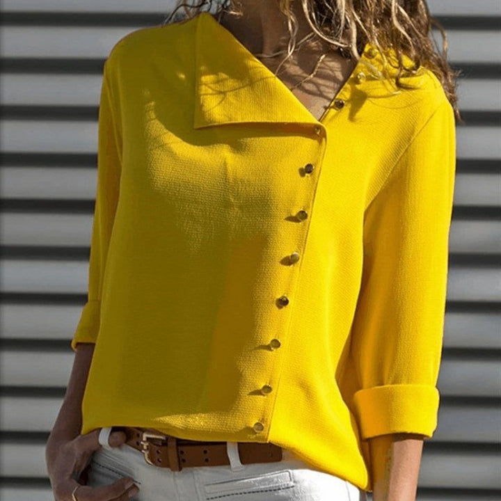 Damernas Button-Up Relaxed Fit Blus Eva Jonsson-Eva Jonsson