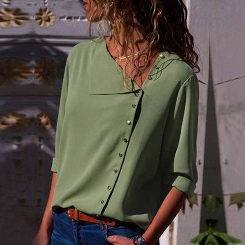 Damernas Button-Up Relaxed Fit Blus Eva Jonsson-Eva Jonsson