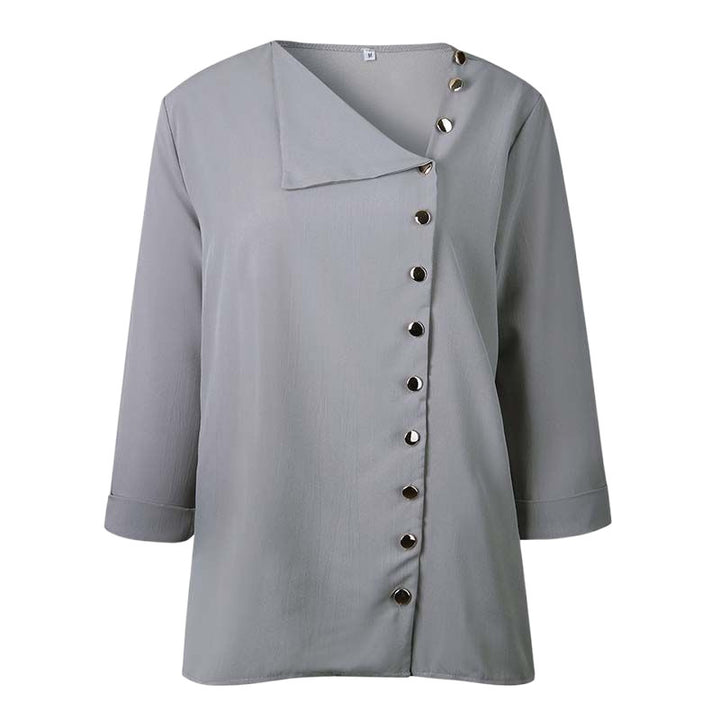 Damernas Button-Up Relaxed Fit Blus Eva Jonsson-Eva Jonsson