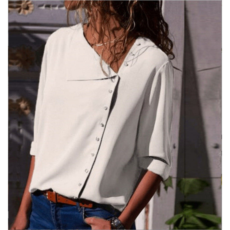 Damernas Button-Up Relaxed Fit Blus Eva Jonsson-Eva Jonsson