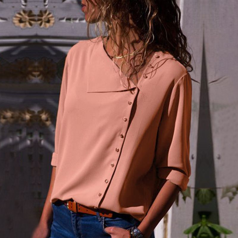 Damernas Button-Up Relaxed Fit Blus Eva Jonsson-Eva Jonsson