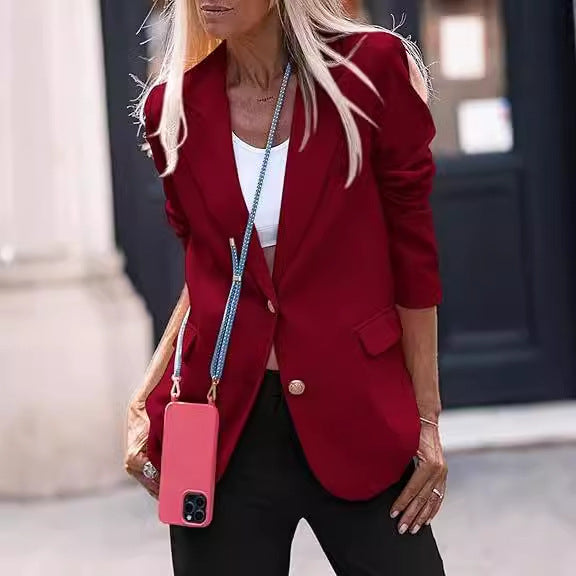 Damernas Elegant Blazer med trendiga knapprader Mirla-Eva Jonsson