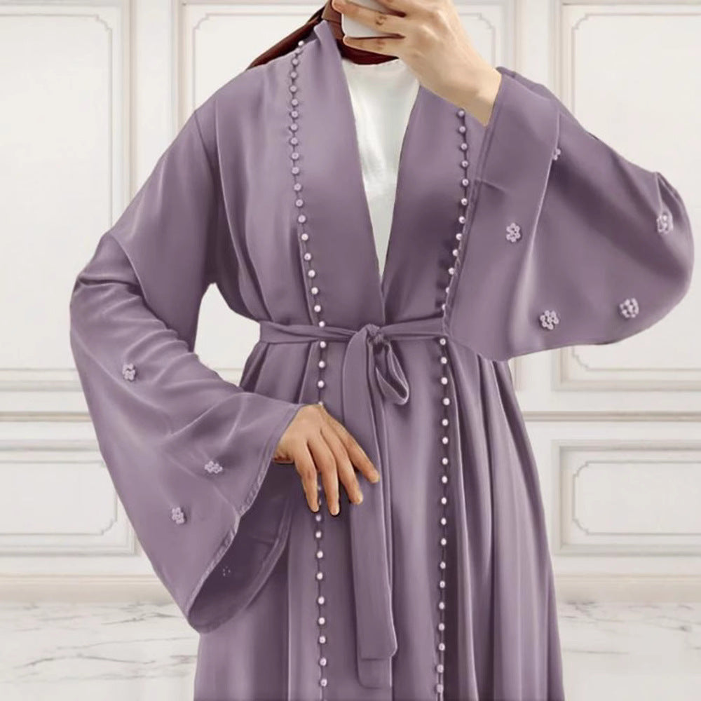 Damernas Elegant Kimono med pärlprydda detaljer och vid skärning Mirla-Eva Jonsson