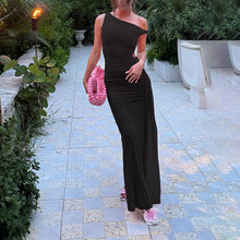Damernas Elegant Maxiklänning med sidokut och hög slits Eva Jonsson-Eva Jonsson