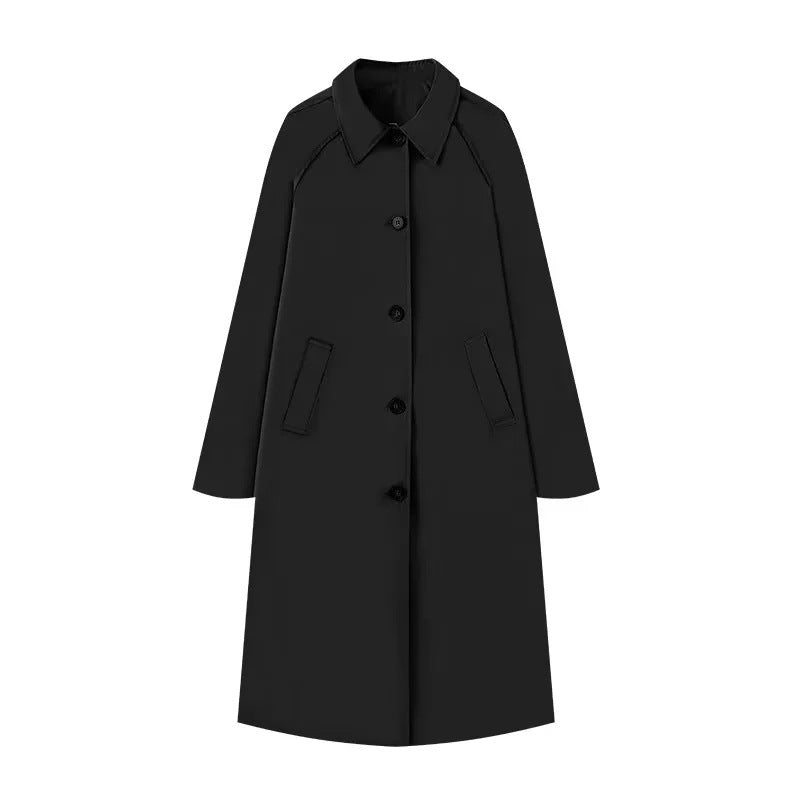 Damernas Elegant Trenchcoat med Smal Passform och Praktiska Fickor Mirla-Eva Jonsson