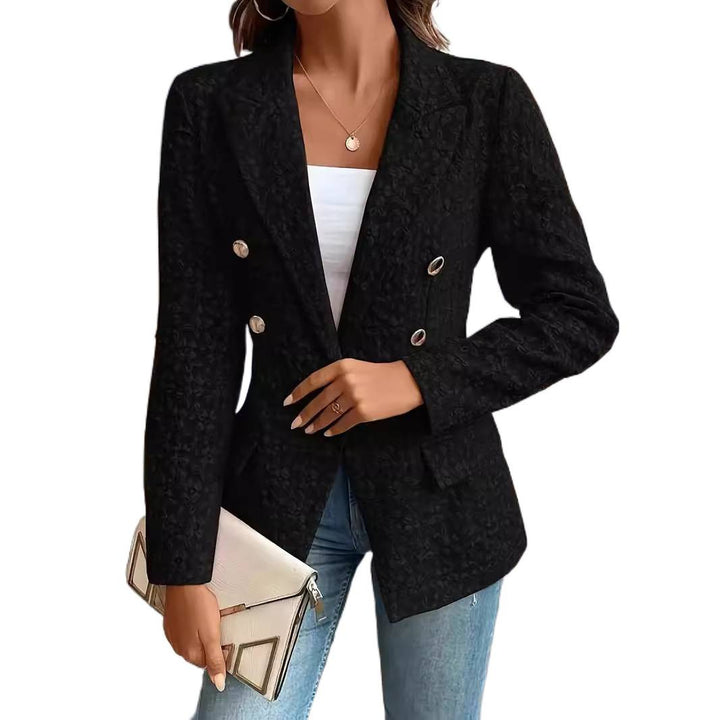 Damernas Eleganta Blazer med fint mönster Mirla-Eva Jonsson